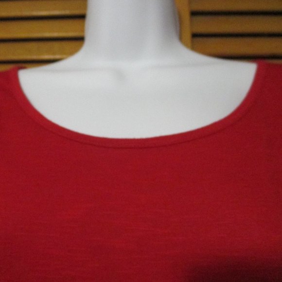 Style & Co. Top red lightweight feminine, stretchy, flowy pullover size 2x - Picture 5 of 8